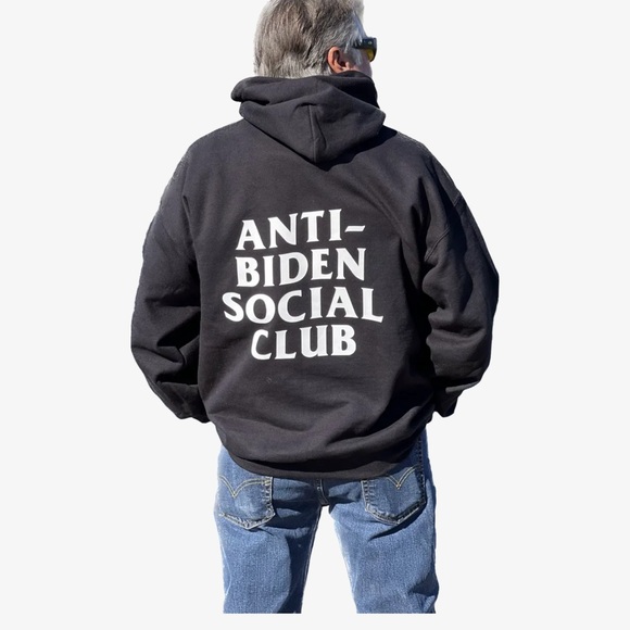 Anti Social Social Club Other - Anti Biden Social Club hoodie size medium EUC